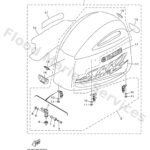 Genuine Yamaha 6FH426100200 - Top cowling assy - Supplied by Flood Marine