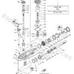 Genuine Yamaha 6FH4530013NA - Lower unit assy - Supplied by Flood Marine
