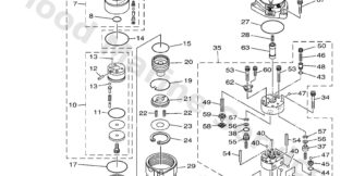 Genuine Yamaha Gear Pump Assembly