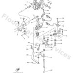 Genuine Yamaha 6FR441200100 - Handle gear shift assy - Supplied by Flood Marine