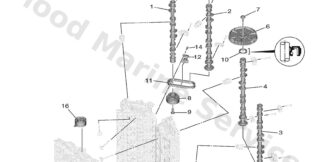 Genuine Yamaha Driven gear Assembly