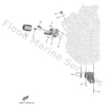 Genuine Yamaha 6GR133000100 - Oil pump assy - Supplied by Flood Marine