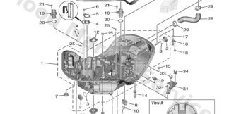 Genuine Yamaha Silencer, exhaust