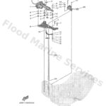 Genuine Yamaha 6GR441200100 - Handle gear shift assy - Supplied by Flood Marine