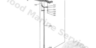 Genuine Yamaha Handle gear shift Assembly