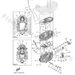 Genuine Yamaha 6GR451520000 - Cover, upper casing 2 - Supplied by Flood Marine