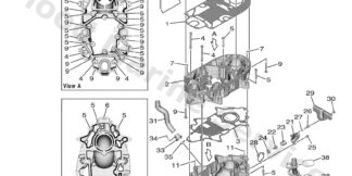 Genuine Yamaha Cover, upper casing 2