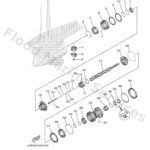 Genuine Yamaha 6GR455510000 - Pinion - Supplied by Flood Marine