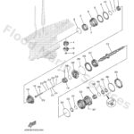 Genuine Yamaha 6GS455610000 - Gear 1 - Supplied by Flood Marine