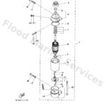 Genuine Yamaha 6H3818001100 - Starting motor assy - Supplied by Flood Marine