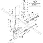 Genuine Yamaha 6J845301028D - Casing, lower - Supplied by Flood Marine