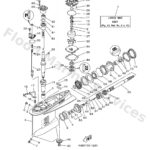 Genuine Yamaha 6J945301058D - Casing, lower - Supplied by Flood Marine