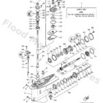 Genuine Yamaha 6KA45301008D - Casing, lower - Supplied by Flood Marine