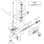 Genuine Yamaha 6L245311028D - Casing, lower - Supplied by Flood Marine
