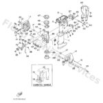 Genuine Yamaha 6L545115A000 - Gasket,upper casing 3 - Supplied by Flood Marine