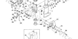 Genuine Yamaha Cover, upper casing 2