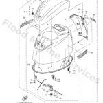 Genuine Yamaha 6LH4261A00CE - Top cowling w/o graphics - Supplied by Flood Marine