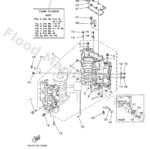 Genuine Yamaha 6N615100011S - Crankcase assy - Supplied by Flood Marine