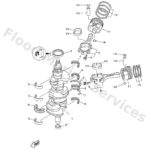 Genuine Yamaha 6P2114170000 - Plane bearing, crankshaft 2 - Supplied by Flood Marine