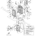 Genuine Yamaha 6P215411019S - Cover, crankcase 1 - Supplied by Flood Marine