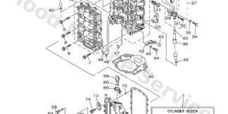 Genuine Yamaha Cover, crankcase 1