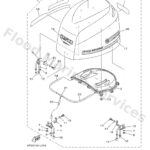 Genuine Yamaha 6P2426103000 - Top cowling assy - Supplied by Flood Marine
