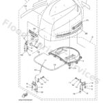 Genuine Yamaha 6P24261A0000 - Top cowling w/o graphics - Supplied by Flood Marine