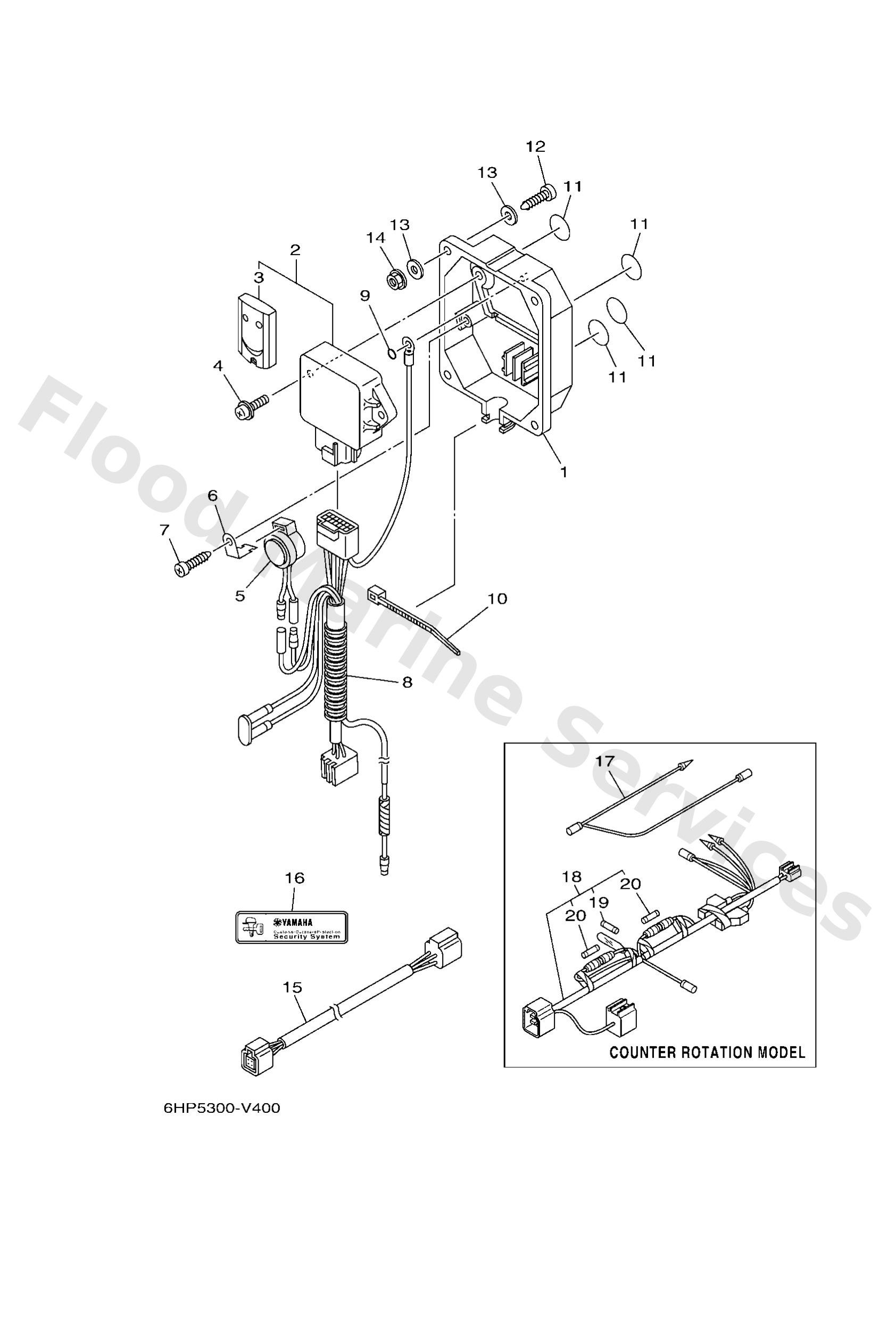 Yamaha 6TA821510100 Fuse