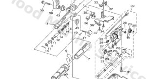 Genuine Yamaha Handle, gear shift