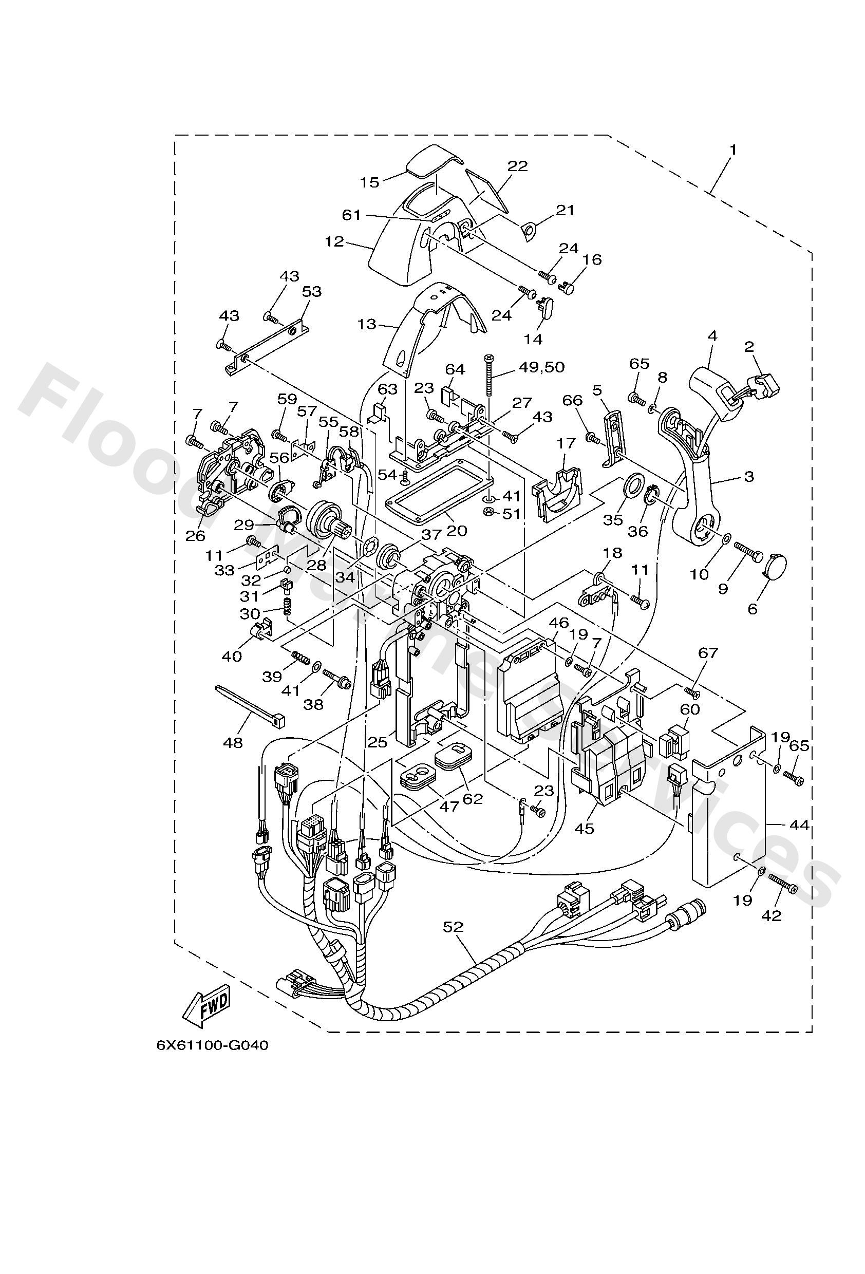 Yamaha 6X6482330000 Gear 2