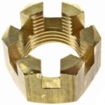 Genuine Yamaha 901711601100 - Nut, castle (663) - Supplied by Flood Marine