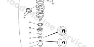 Genuine Yamaha Brg,r-b 6206 66mm (688)