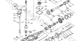 Genuine Yamaha Bearing, thrust (6k0)