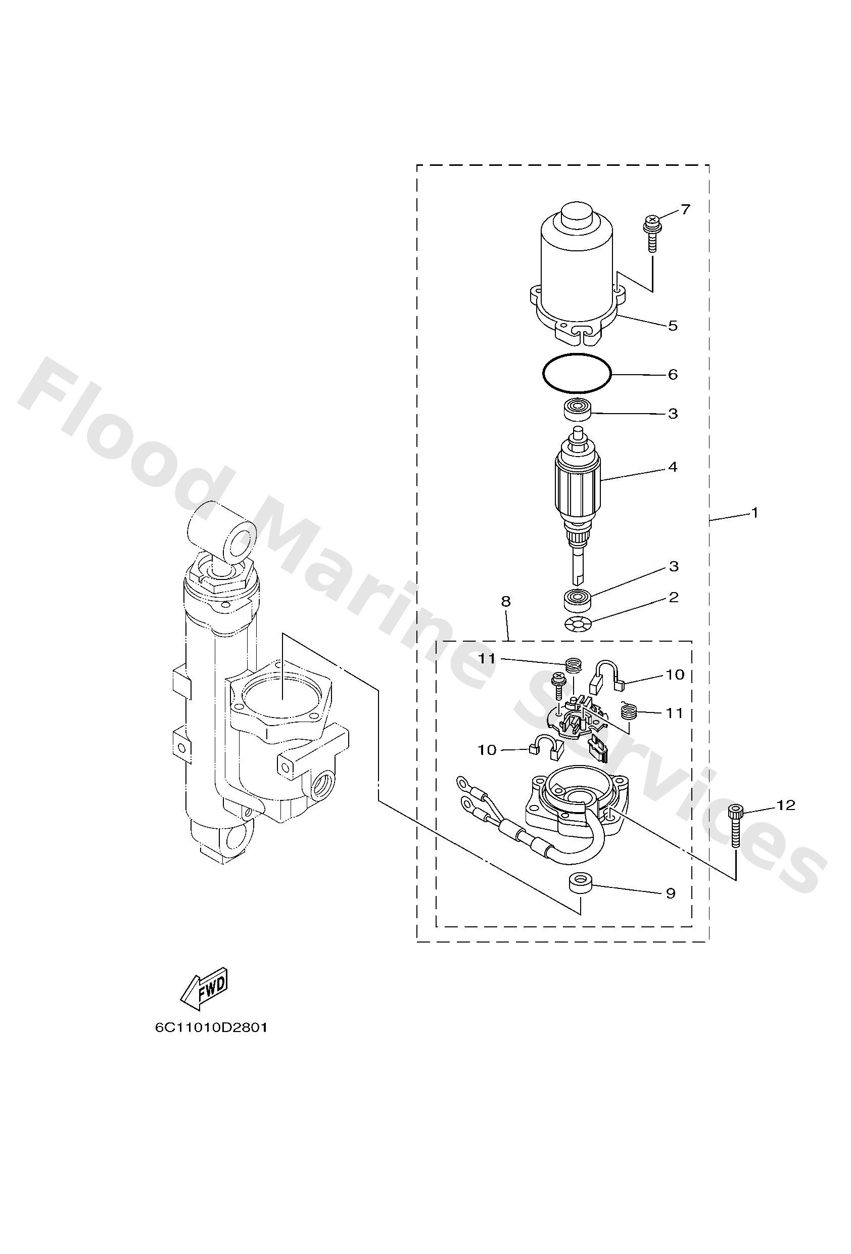 Yamaha 93399999T800 Bearing