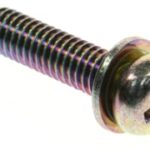 Genuine Yamaha 976020421600 - Screw, pan head with washer - Supplied by Flood Marine