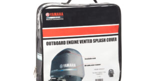 Genuine Yamaha YMEMCVR200GY - Genuine Yamaha Outboard cover f150-f175-f200 - Supplied by Flood Marine