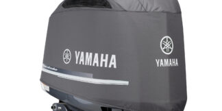 Genuine Yamaha YMEMCVR300GY - Genuine Yamaha Outboard cover f225-f250-f300 - Supplied by Flood Marine