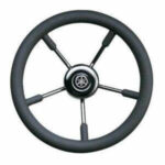 Genuine Yamaha YMM2400500GY - Steering wheel grey 5 spoke - Supplied by Flood Marine