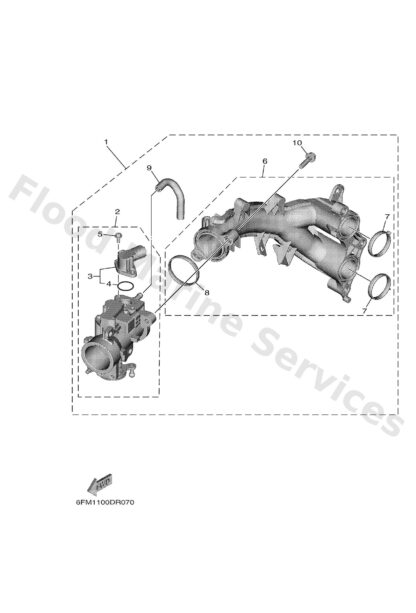 Yamaha 6FM1410H0100 Solenoid valve