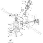 Genuine Yamaha 6GR116030000 - Piston ring set (std) - Supplied by Flood Marine