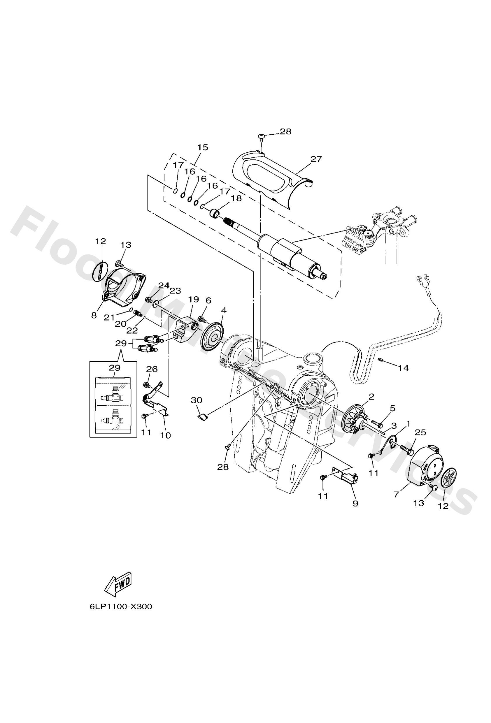 Yamaha 6LH224470000 Needle, valve