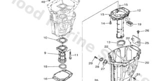 Genuine Yamaha Upper Casing