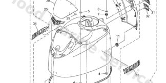 Genuine Yamaha Top cowling w/o graphics