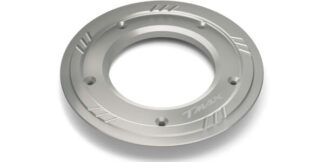 Belt tensioner cover silver