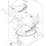 Genuine Yamaha 6AG426109000 - Top cowling assy - Supplied by Flood Marine