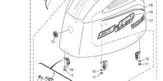 Genuine Yamaha Top cowling w/o graphics