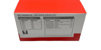 Genuine Yamaha 6HVW006B0000 - Marine maintenance kit (100h) - Supplied by Flood Marine