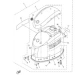 Genuine Yamaha 6C142610508D - Top cowling assy - Supplied by Flood Marine