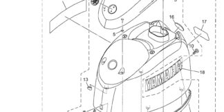 Genuine Yamaha Top cowling Assembly