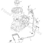 Genuine Yamaha 6EG855710000 - Ignition coil with cdi unit - Supplied by Flood Marine